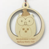 Mùinteoir - Personalised Owl Decoration