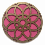 Flower Mandala Gold and Pink.