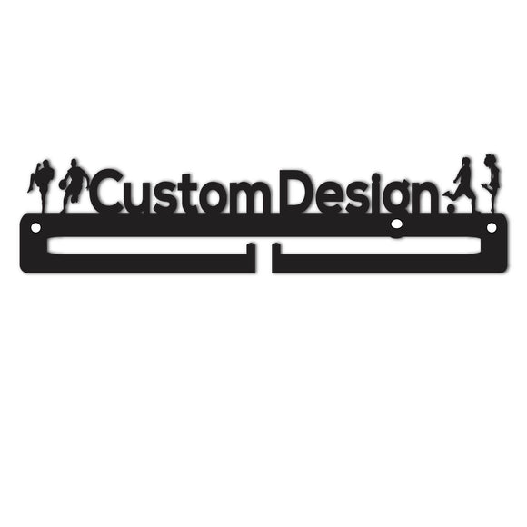 CUSTOM Text with Graphics Medal Holder