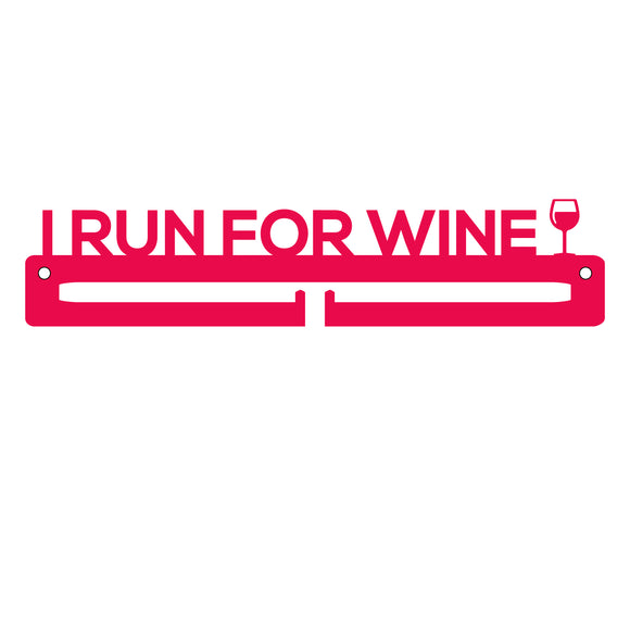 Medal Holder - I Run For Wine